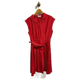 Prada-Robes PRADA T. ca 44 silk-Rouge
