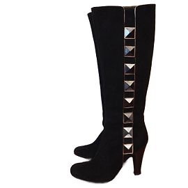 GIUSEPPE ZANOTTI Boots T.EU 38.5 Suede Black