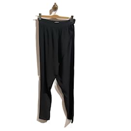 Chloé-CHLOE  Trousers T.fr 36 silk-Black