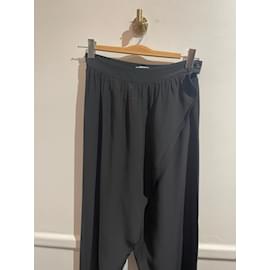 Chloé-CHLOE  Trousers T.fr 36 silk-Black