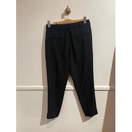 Isabel Marant-ISABEL MARANT  Trousers T.fr 38 Polyester-Black