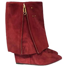 JEROME DREYFUSS  Ankle boots T.eu 38 Suede Red