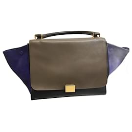 Céline-CELINE  Handbags T.  leather-Dark grey