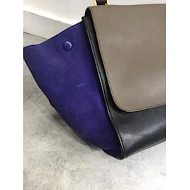 Céline-CELINE  Handbags T.  leather-Dark grey