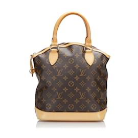Louis Vuitton-Louis Vuitton Monogram Lockit Vertical-Brown