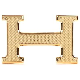Hermès-Accesorios Hebilla HERMES solo / Hebilla de cinturón en Metal Dorado - 101543-Dorado