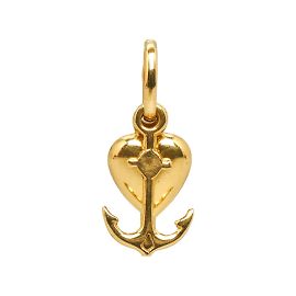 & Other Stories 18k Pingente de âncora de coração dourado Dourado