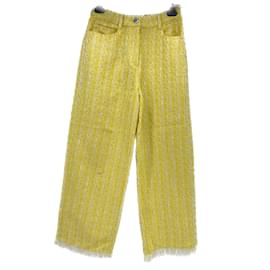 Staud-STAUD  Trousers T.US 2 Polyester-Yellow