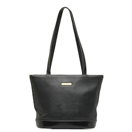 Burberry-Burberry Leather Tote Bag Leather Tote Bag in Good condition-Black