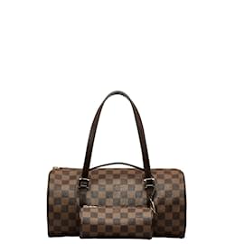 Louis Vuitton-Louis Vuitton Damier Ebene Papillon 30 Canvas Handbag N51303 in Excellent condition-Brown