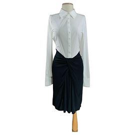 Staud Black and White Dress Black White