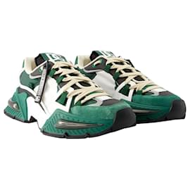 Dolce & Gabbana-Airmaster Sneakers - Dolce&Gabbana - Nylon - Green/Black-Green