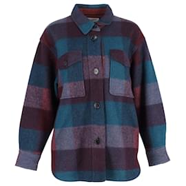Isabel Marant-Isabel Marant Étoile Harveli Shirt Jacket in Multicolor Wool-Multiple colors