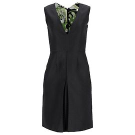Robe sans manches à col en V Emilio Pucci en polyester noir Noir