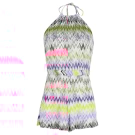 Missoni-Missoni Halter Rompers in Multicolor Viscose-Multiple colors