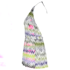 Missoni-Missoni Halter Rompers in Multicolor Viscose-Multiple colors