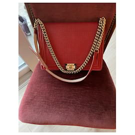 Chanel-Chanel boy jumbo-Red