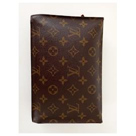 Louis Vuitton-Louis Vuitton Vintage Clutch-Dark brown