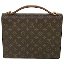 Louis Vuitton-Louis Vuitton Monogram Monceau 28 Borsa a mano 2modo M51185 LV Auth yk8957-Monogramma