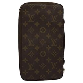 Louis Vuitton-LOUIS VUITTON Monogram Organizer De Voyage Travel Case M60119 Auth LV 56176-Monogramme