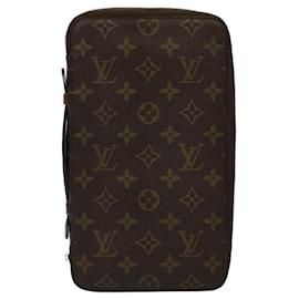 Louis Vuitton-LOUIS VUITTON Monogram Organizer De Voyage Travel Case M60119 Auth LV 56176-Monogramme