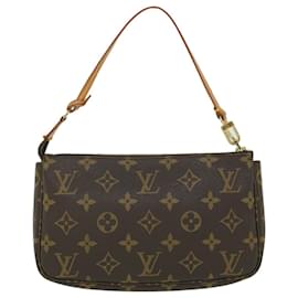 Louis Vuitton-LOUIS VUITTON Monogram Pochette Accessoires Pouch M51980 LV Auth yk8850-Monogram