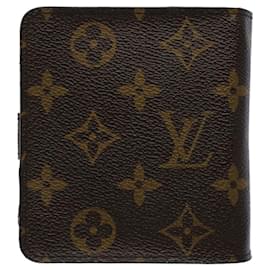 Louis Vuitton-LOUIS VUITTON Monogram Compact zip Wallet M61667 LV Auth 55620a-Monogram