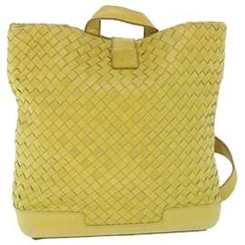 Autre Marque-BOTTEGA VENETA INTRECCIATO Borsa A Spalla Pelle Gialla Aut 55738-Giallo