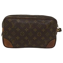 Louis Vuitton-LOUIS VUITTON Monogramm Marly Dragonne GM Clutch Bag M.51825 LV Auth 55884-Monogramm