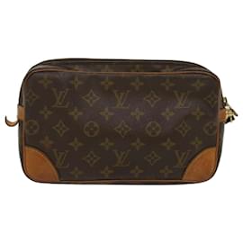 Louis Vuitton-LOUIS VUITTON Monogram Marly Dragonne GM Clutch Bag M51825 Auth LV 55280-Monogramme