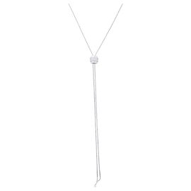 Colar Piaget, "Possession", ouro branco e diamantes. Outro