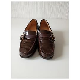 Louis Vuitton-Louis Vuitton women's loafers size 37-Dark brown