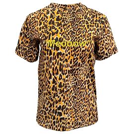 Camicia Paco Rabanne Ocra Leopardata Miaoow Marrone