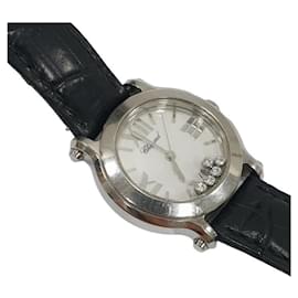 Orologio da donna CHOPARD Happy Sport al quarzo con quadrante grigio Argento