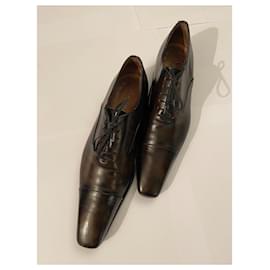 Autre Marque-Gérard SENE Men's leather shoes-Brown