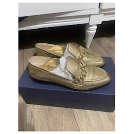 Louis Vuitton-Flats-Golden