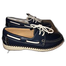 Christian Louboutin Mocassini Slip on Blu navy