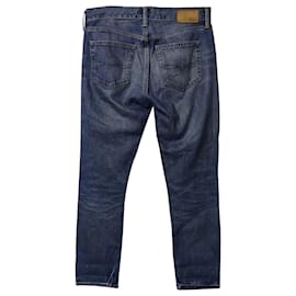 Polo Ralph Lauren-Polo Ralph Lauren Distressed Boyfriend Jeans in Blue Denim-Blue