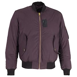 Acne-Bomber Acne Studios en coton bordeaux-Bordeaux