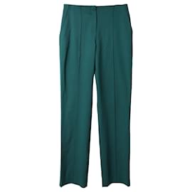 Diane Von Furstenberg-Diane Von Furstenberg Tailored Jeans in Teal Wool-Other,Green