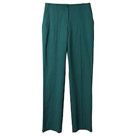 Diane Von Furstenberg-Diane Von Furstenberg Tailored Jeans in Teal Wool-Other,Green