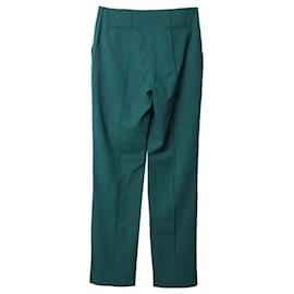 Diane Von Furstenberg-Diane Von Furstenberg Tailored Jeans in Teal Wool-Other,Green