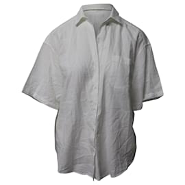 Max Mara-Weekend Max Mara Button-Down-Hemd aus weißer Baumwolle-Weiß