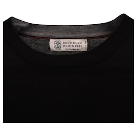 Brunello Cucinelli-Brunello Cucinelli Sweater in Black Cashmere-Black