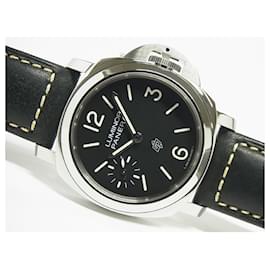 Panerai-PANERAI Luminor logo 44 MM PAM01084 '23 purchased Mens-Silvery