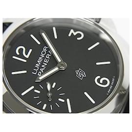 Panerai-PANERAI Luminor logo 44 MM PAM01084 '23 purchased Mens-Silvery