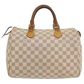 Louis Vuitton-Louis Vuitton Damier Azur Speedy 30 Handtasche N.41533 LV Auth 55083-Andere