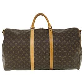 Louis Vuitton-Monogramma Louis Vuitton Keepall Bandouliere 60 Borsa Boston M41412 LV Aut 55572-Monogramma