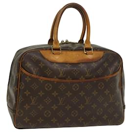 Louis Vuitton-LOUIS VUITTON Monogram Deauville Hand Bag M47270 LV Auth 55961-Monogram