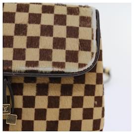 Louis Vuitton-LOUIS VUITTON Damie Sovage Gazelle Shoulder Bag Harako M92130 LV Auth 55276-Brown